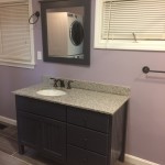 all our bathrooms feature custom cabinetry